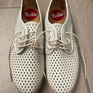 NWOT Rollie Derby Punch, round toed flat